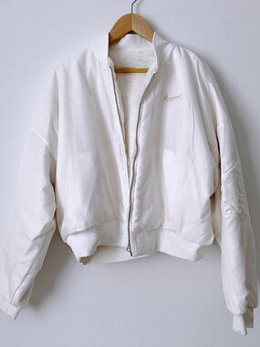 Nike Women's Reversible Faux Fur Bomber